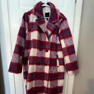 Brand new Forever 21 plaid coat. Woman’s Size large.